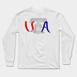 USA LIBERTY BELL Long Sleeve T-Shirt